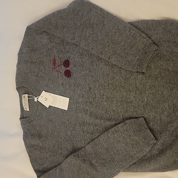 Bonpoint grey wool sweater sz 10 NWT - Picture 1 of 3